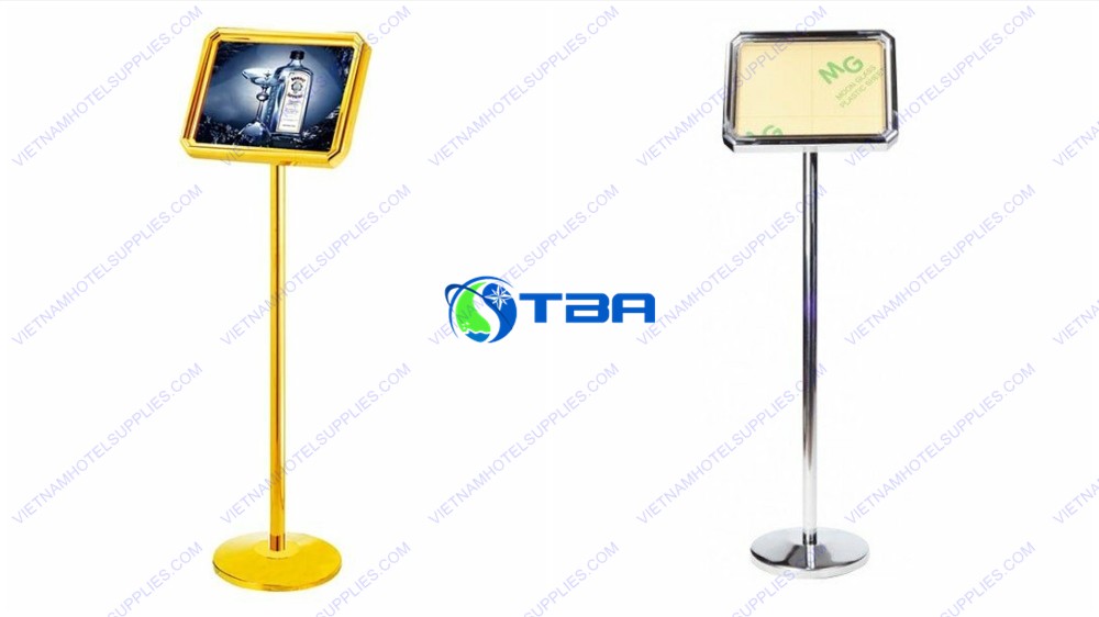 Bảng menu thông tin đặt tiền sảnh