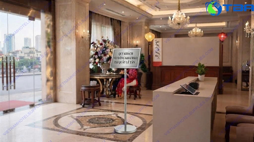 Bảng thông tin A4 chuyên dụng cho tòa nhà văn phòng
