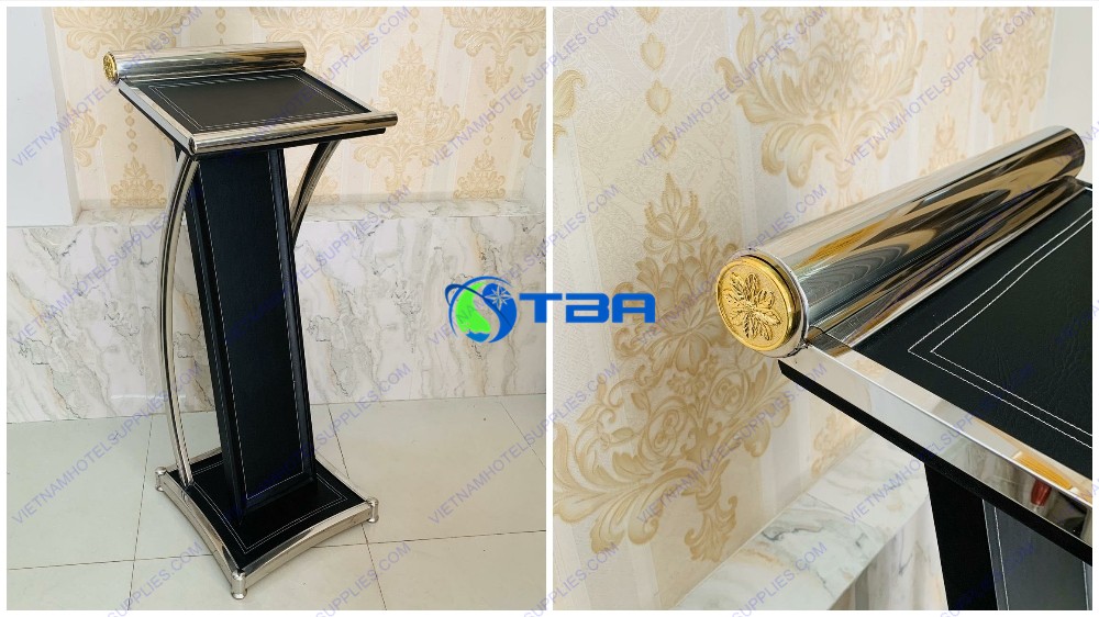 Bục phát biểu gỗ