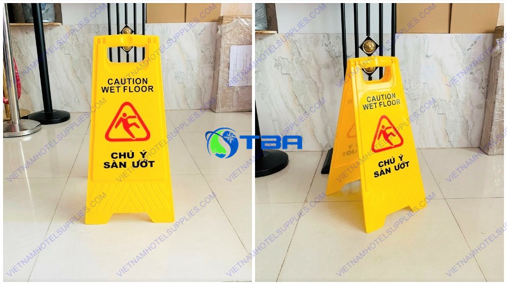 Biển báo chú ý sàn ướt chữ A