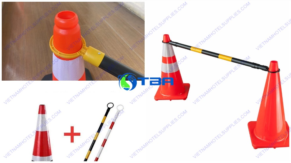 Thanh nối nhựa chóp nón giao thông