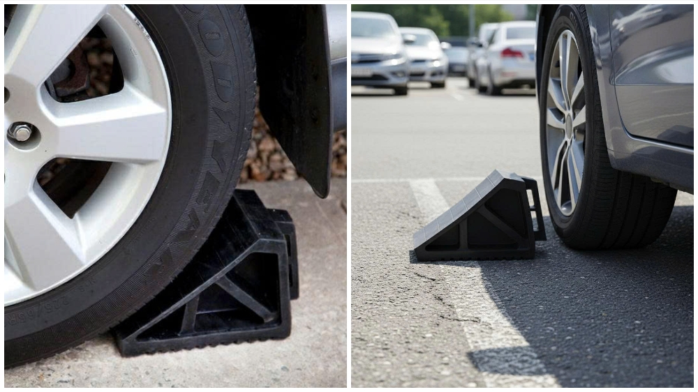 Chặn bánh xe di động bằng cao su ASIA-CBX19S