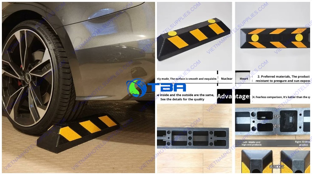 Cục chặn bánh xe cao su ASIA-CBX500