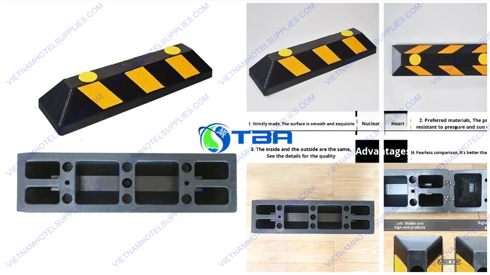 Cục chặn bánh xe cao su ASIA-CBX550