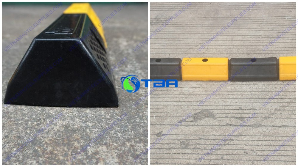 Thanh chắn bánh xe cao su cỡ lớn ASIA-CBXT1000