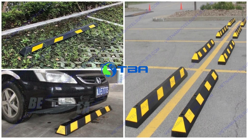 Thanh chắn bánh xe cao su dài ASIA-CBX1650