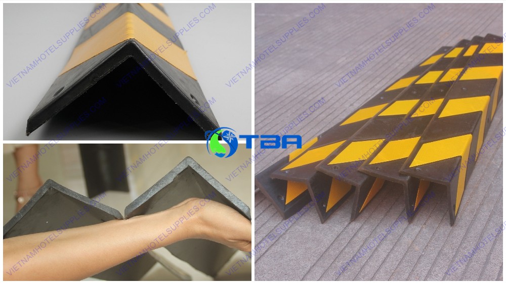 Ốp tường cao su chữ V chống va đập ASIA-OP900