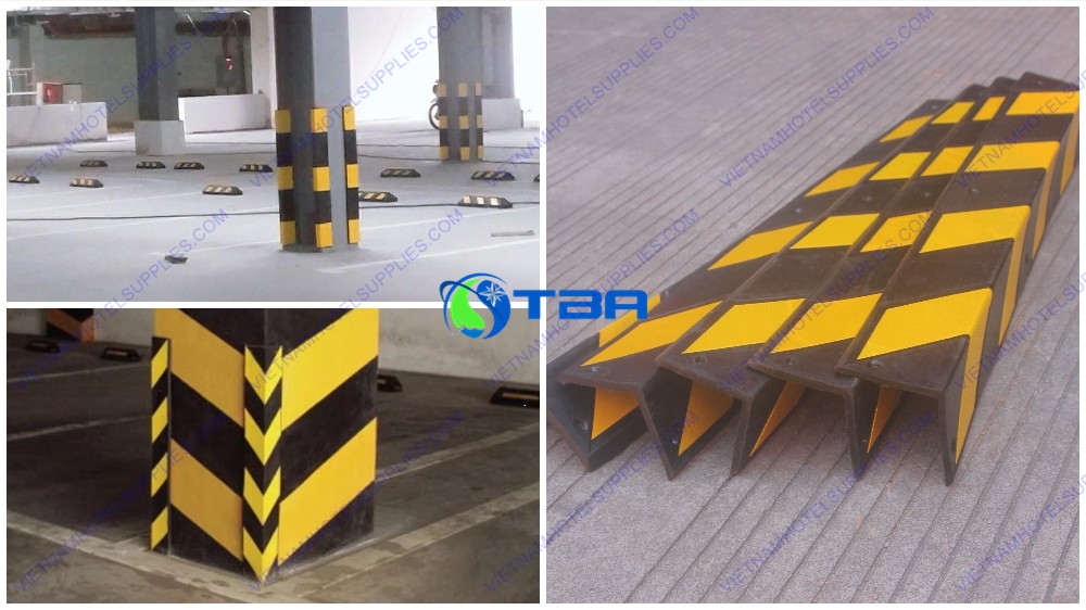 Ốp tường cao su chữ V chống va đập ASIA-OP900