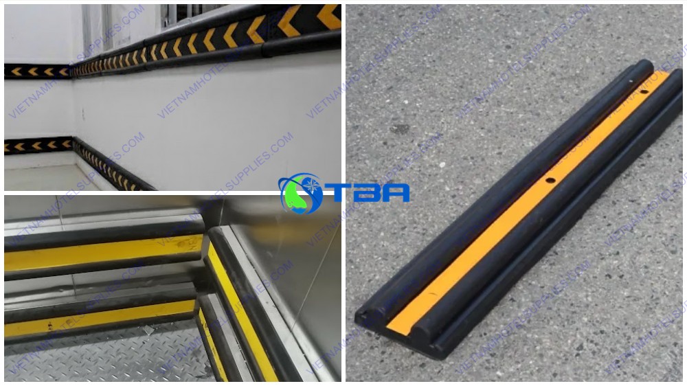 Len tường cao su chống va đập