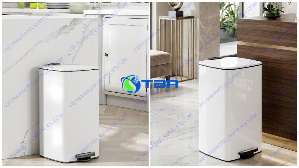 Thùng rác inox đạp chân