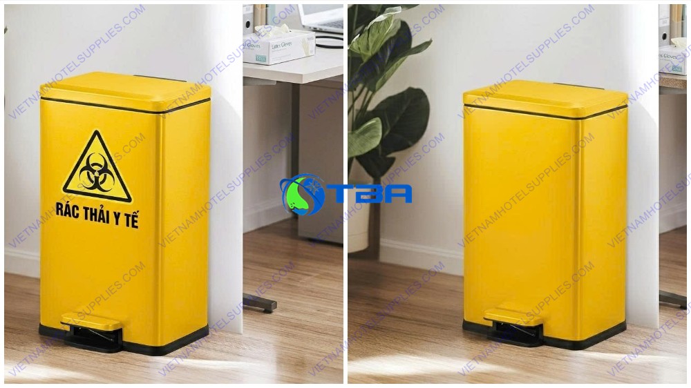 Thùng rác inox đạp chân