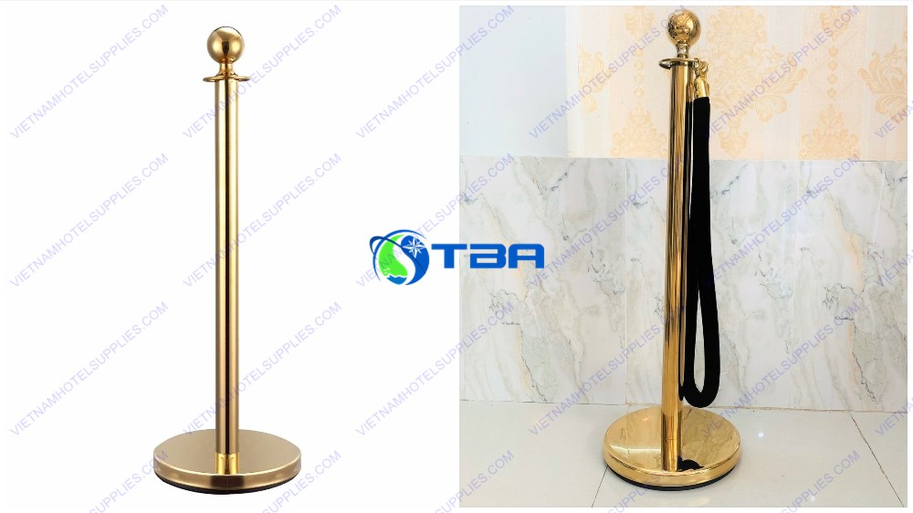 Trụ chắn inox cao cấp mạ vàng