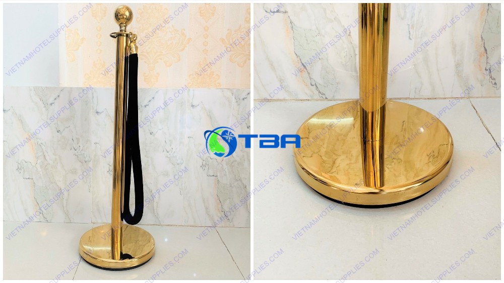 Trụ chắn inox cao cấp mạ vàng