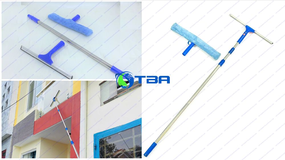Cây lau kính inox nối dài 3 mét ASIA-LI3M