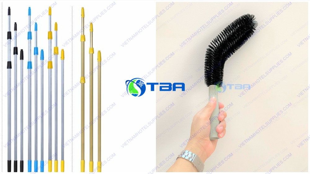 Chổi quét trần đầu cong