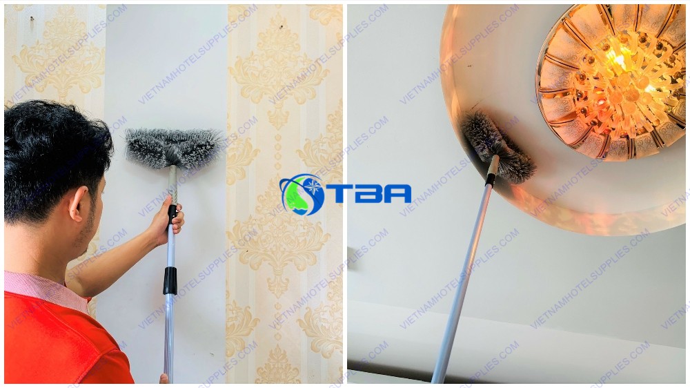 Bộ cây quét trần và mạng nhện dài