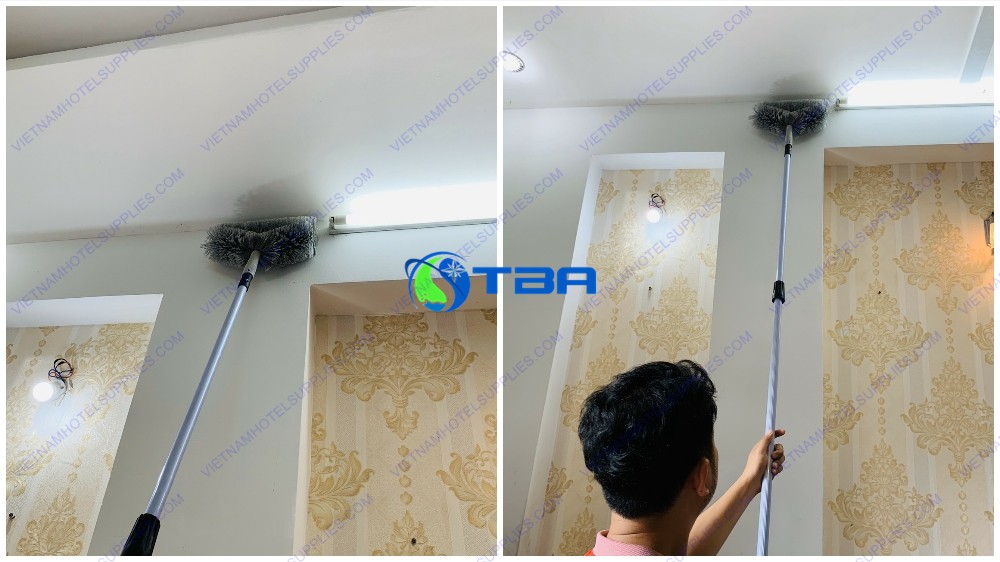 Cây lau kính trên cao khớp nối dài 2.4 mét