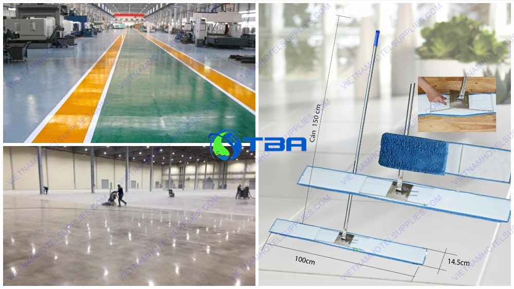 Cây lau sàn nhà xưởng bản lớn 100cm ASIA-SH100