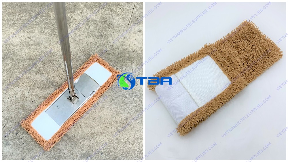 Nùi cây lau bẹ san hô nâu siêu sạch bản 45cm