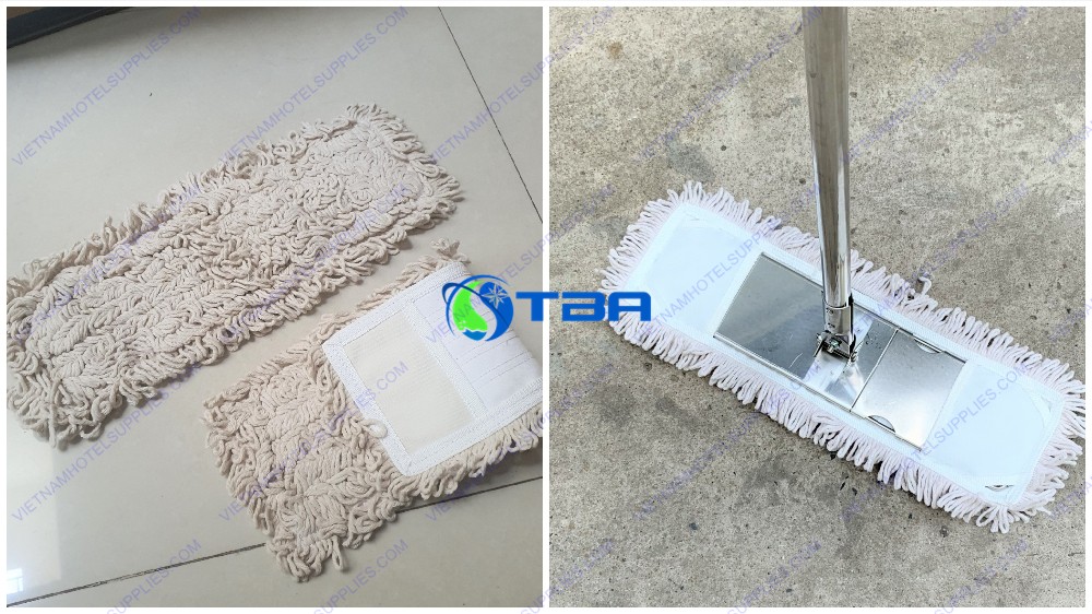 Tấm lau sàn sợi cotton 45cm