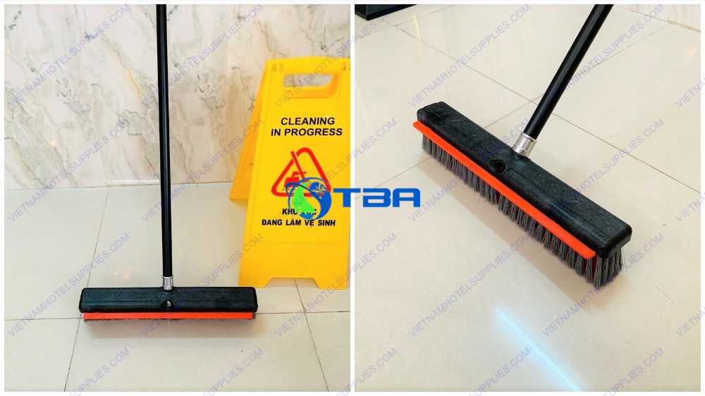 cây cọ rửa vệ sinh sàn gạt nước đa năng cán dài hiệu Asia 