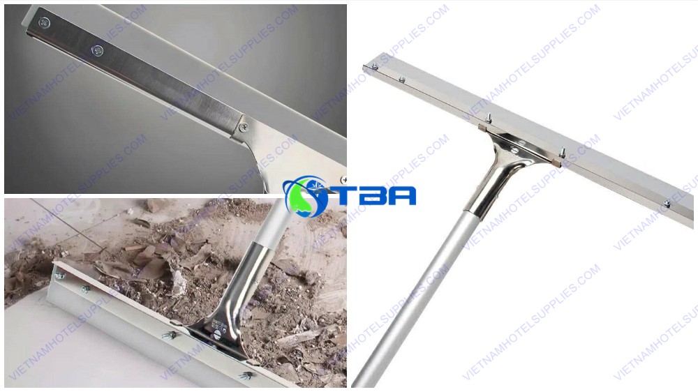 Cây lùa nước gạt sàn inox 45cm ASIA-GSI45
