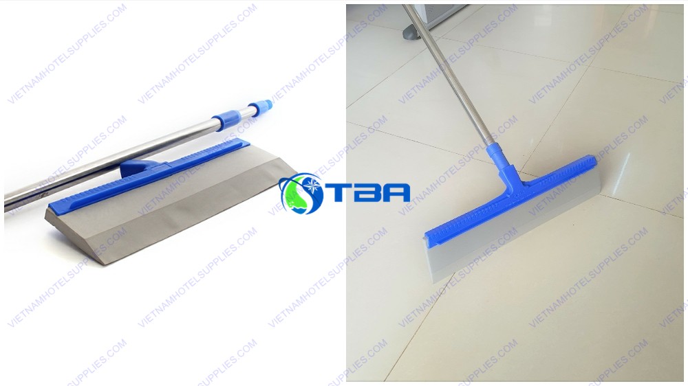 Cây đẩy nước gạt sàn cán inox lưỡi Eva