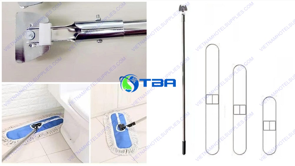 Cây lau bụi khô ướt đa năng kiểu cột 60cm ASIA-CLB003
