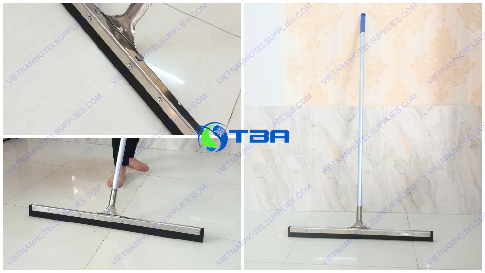 Cây đẩy nước gạt sàn 75cm kẹp inox ASIA-GSIN75