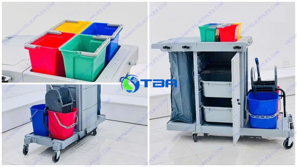 Xe làm vệ sinh tòa nhà công nghiệp ASIA181