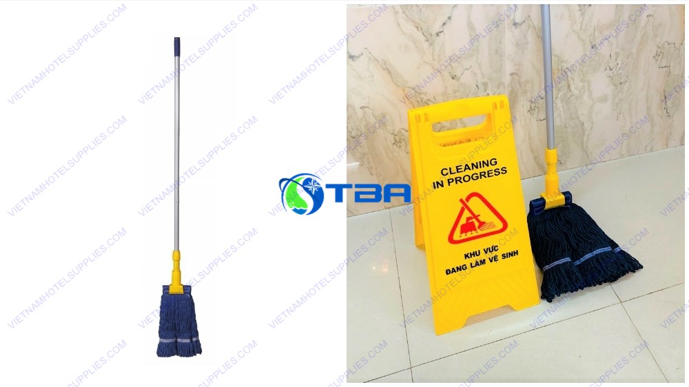 Cây lau sàn ướt công nghiệp đầu kẹp cao cấp