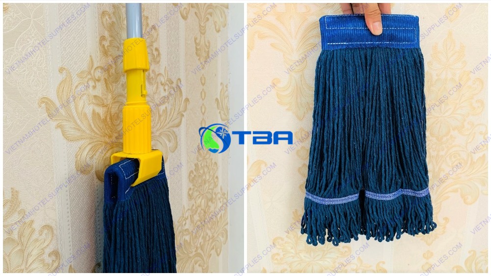 Cây lau sàn ướt công nghiệp đầu kẹp cao cấp