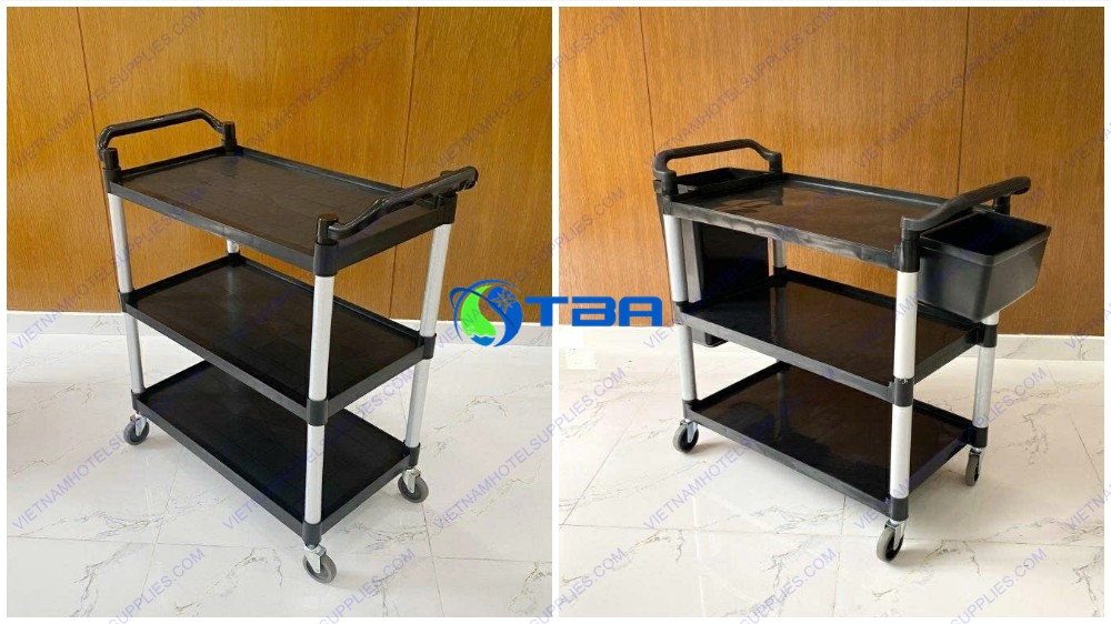 Xe đẩy thức ăn đồ uống nhà hàng quán bar cafe