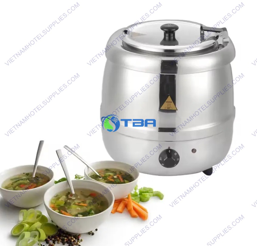 Nồi hâm nóng thức ăn, cháo, soup inox tròn