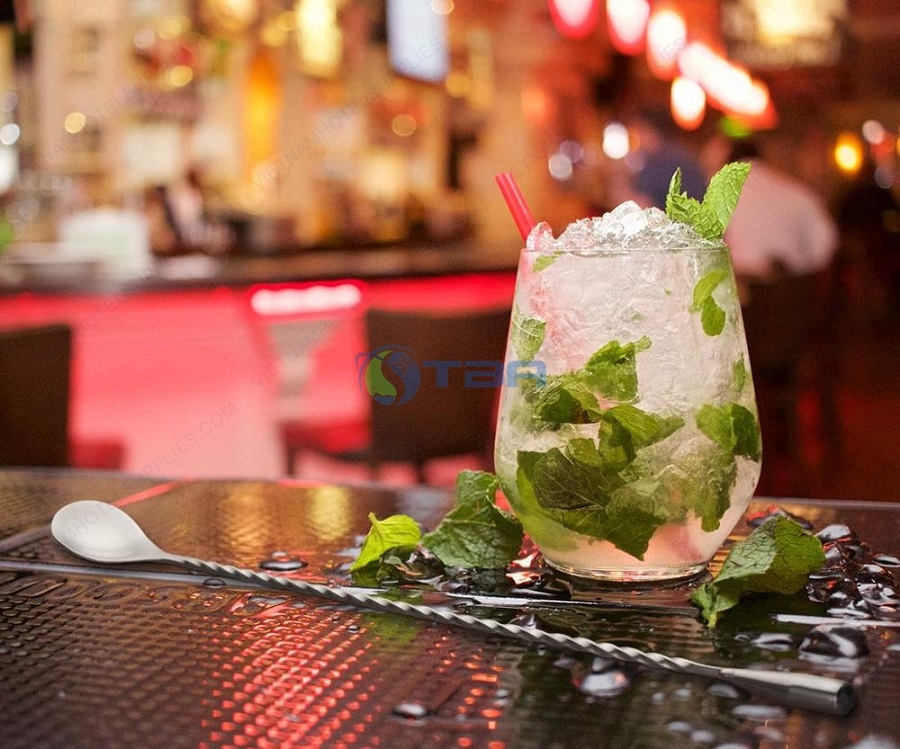 Muỗng pha chế cocktail quầy bar cafe