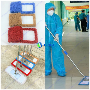 Cây lau sàn nhà bệnh viện bản inox 45cm ASIA-SH45