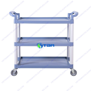 Xe đẩy thức ăn 3 tầng khung nhôm ASIA-A400G