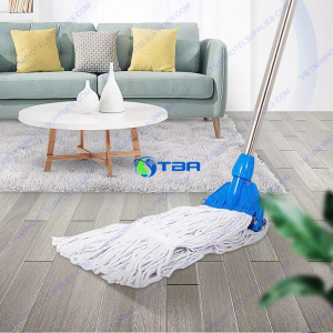Cây lau sàn ướt đầu kẹp bấm cán nhôm ASIA-CLK01