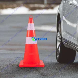 Chóp nón giao thông nhựa dẻo PVC 68cm
