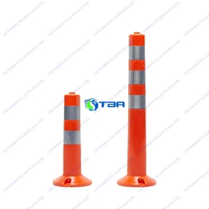 Trụ cọc tiêu giao thông nhựa PE cứng cao 75cm