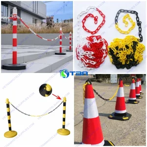 Dây xích nhựa dùng cho cọc tiêu giao thông