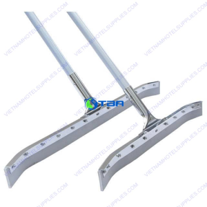 Cây gom đẩy nước sàn đầu inox cong 45cm ASIA-GIC45