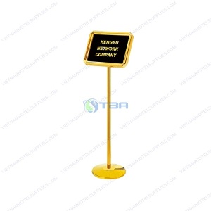 Bảng  menu thông tin quảng cáo mạ vàng  cao cấp