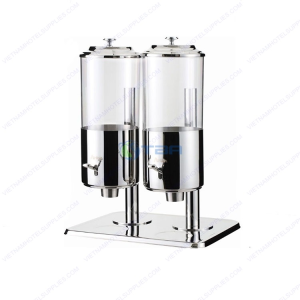 Bình đựng ngũ cốc inox 2 ngăn 8L #A133-2