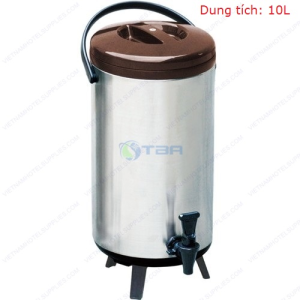 Bình ủ trà sữa nâu chân cao A2004-10L
