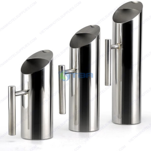 Bộ 3 bình rót trà đá inox ống cao 1L-1.5L-2L