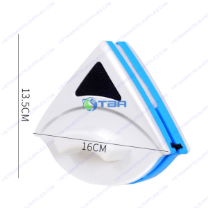 Bộ dụng cụ lau kính 2 mặt tiện dụng hít nam châm