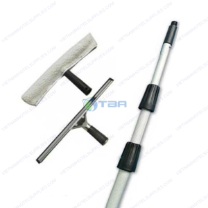 Bộ  dụng cụ lau kính cây nối dài 4.5 mét