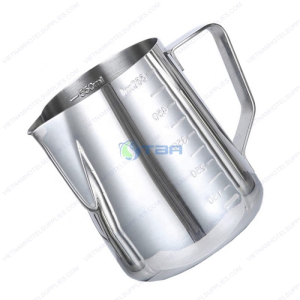 Ca đánh sữa inox có vạch đo thể tích 550ml