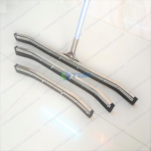 Cây đẩy nước gạt sàn đầu cong kẹp inox  bản 60cm
